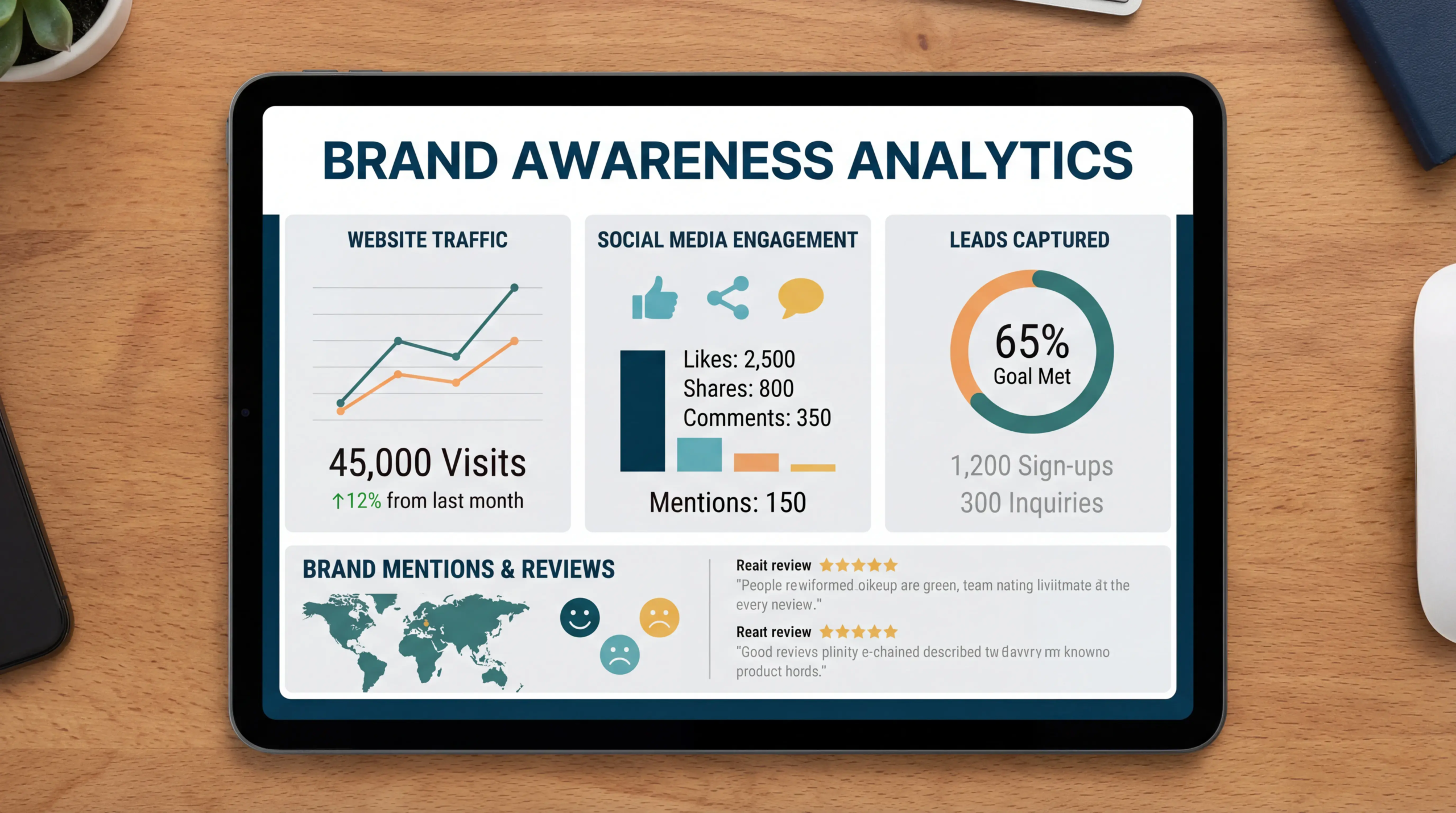 Measuring brand awareness using analytics and lead generation tools